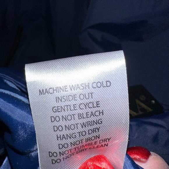 NWT MEN Sz XL SEDUKA Nylon Windbreaker Jacket Asymm MULTI ZIP POCKETS NAVY BLUE! - Picture 7 of 10